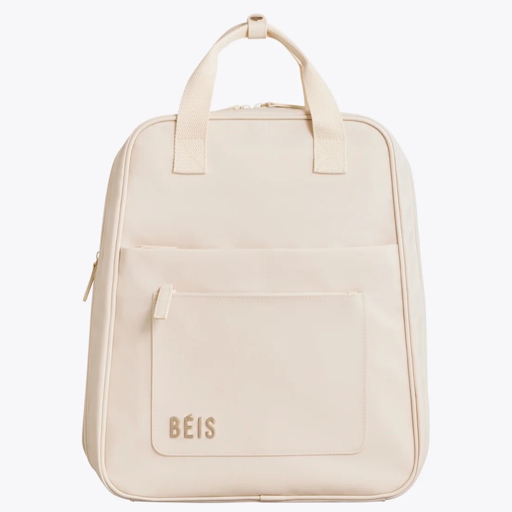 USED Beis The Expandable Backpack In Beige